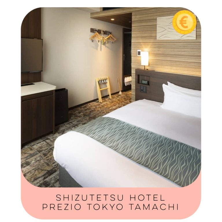 Shizutetsu Hotel Prezio Tokyo Tamachi best budget hotel in Tokyo.