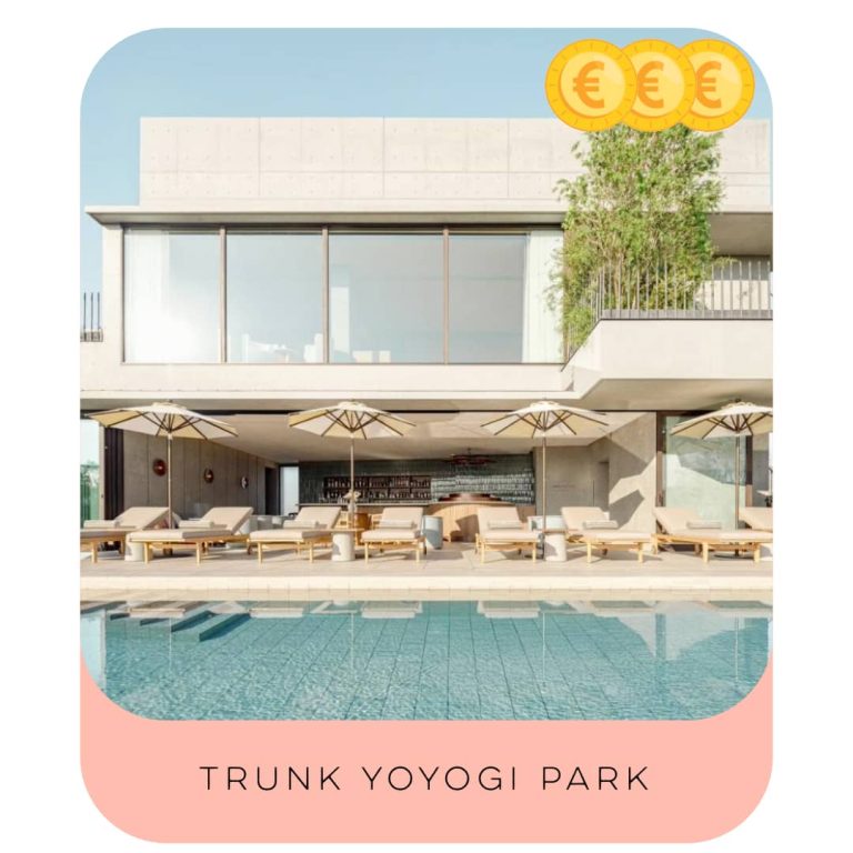 Trunk Yoyogi Park best luxury hotel in Tokyo.