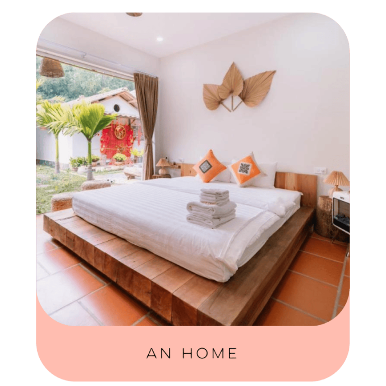 Bedroom at An Home, our top recommended accommodation in Ha Giang city.