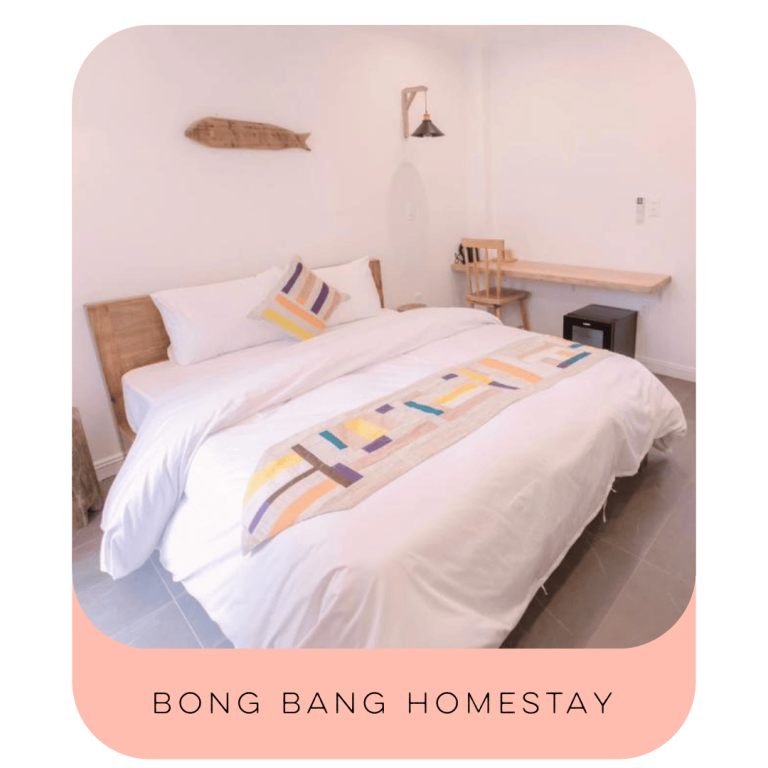 Room at Bong Bang homestay, a lovely place where to stay during the Ha Giang loop.