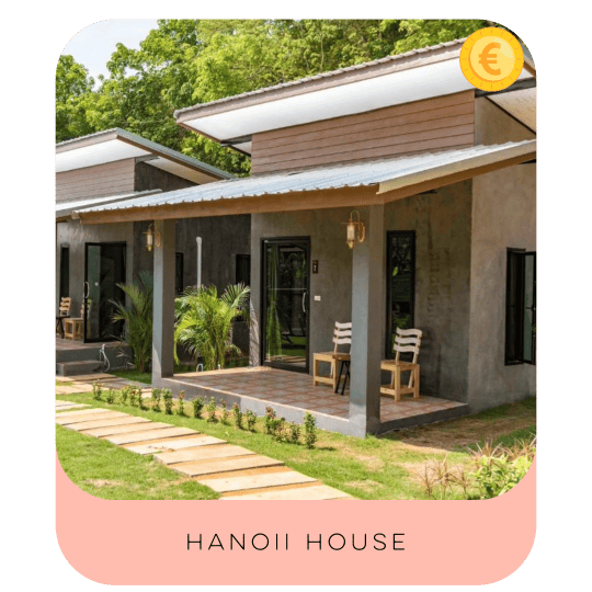 Bungalow no melhor alojamento económico em Koh Mak, o Hanoii House.