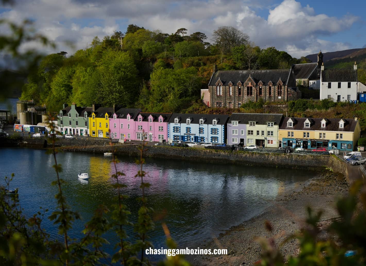 Colourful houses at Portree, Isle of Skye.