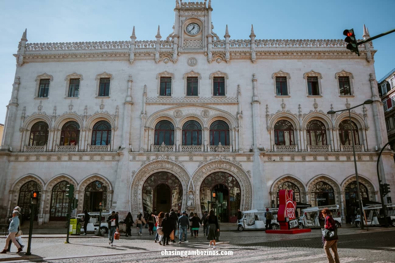 Rossio train station the best way to go to Sintra and Palacio da Pena.