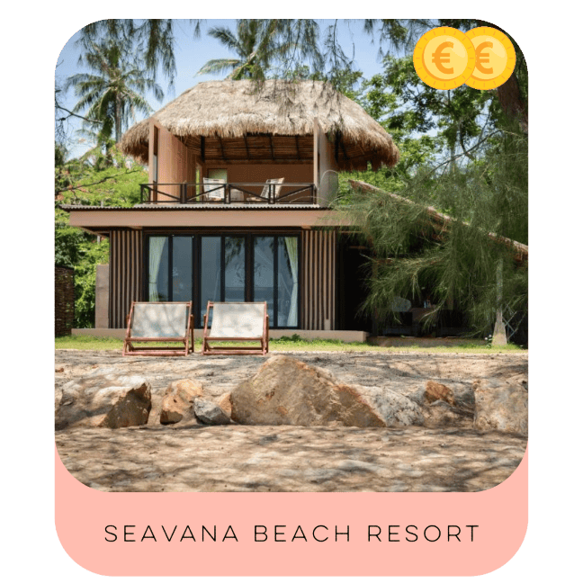 Bungalow no Seavana Koh Mak Beach Resort, um dos melhores sítios onde ficar em Koh Mak.